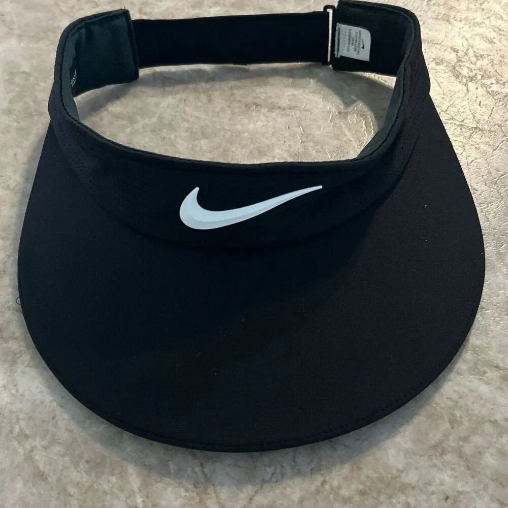 NIKE Black Wide Brim Visor